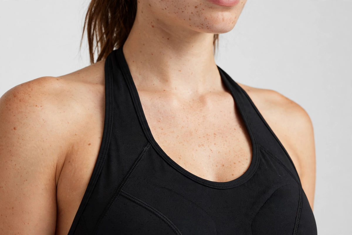 Harbor Halter Sport Dress - Black - detail
