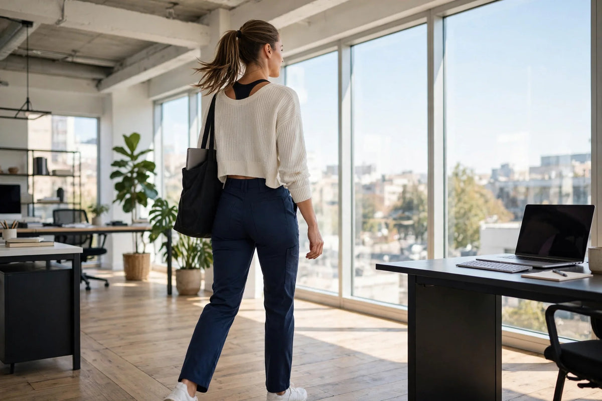 Metro Flex Straight-Leg Work Pant - lifestyle view