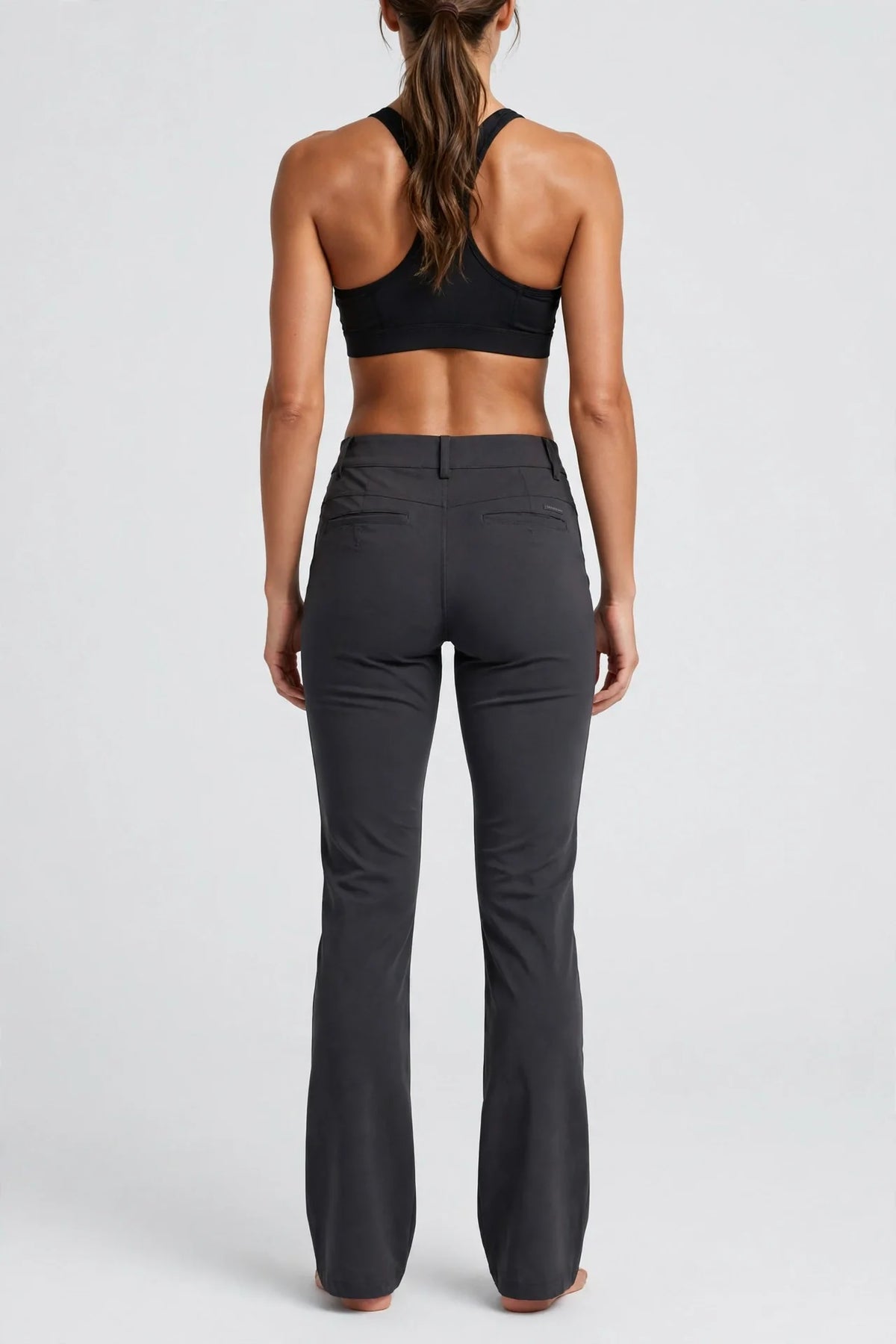 Uptown Pocket Flare Work Pant - back view