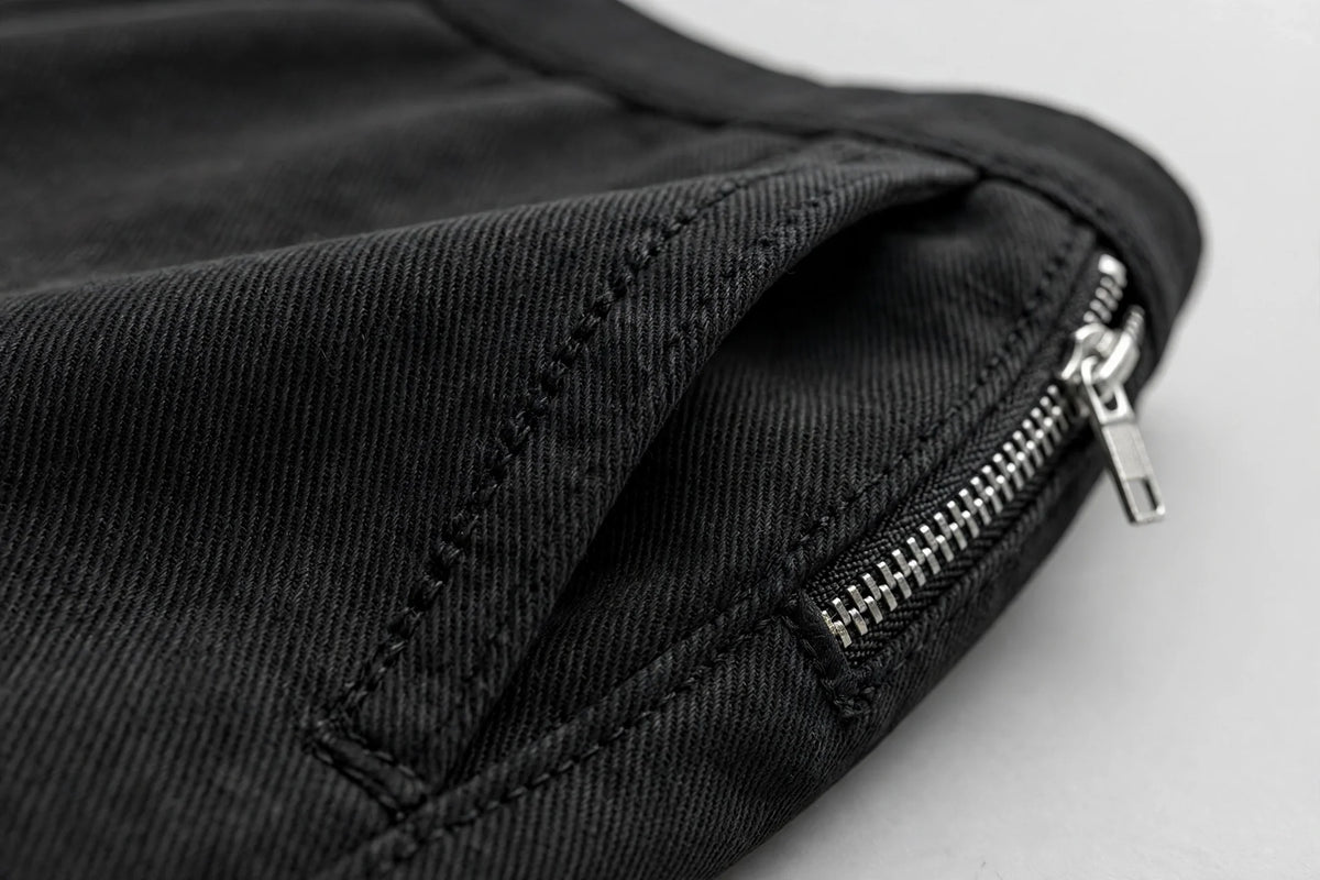 Midrise Zip-Pocket Flare Pant - detail view