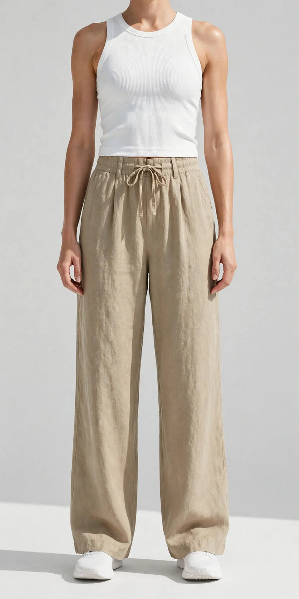 Dune Drawstring Pocket Pant - front view