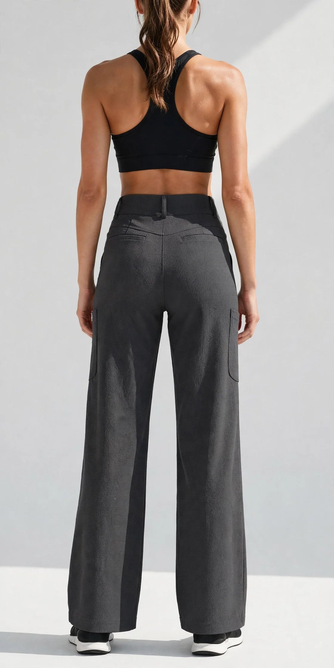 Sculptline Waffle Wide-Leg Pant - back view