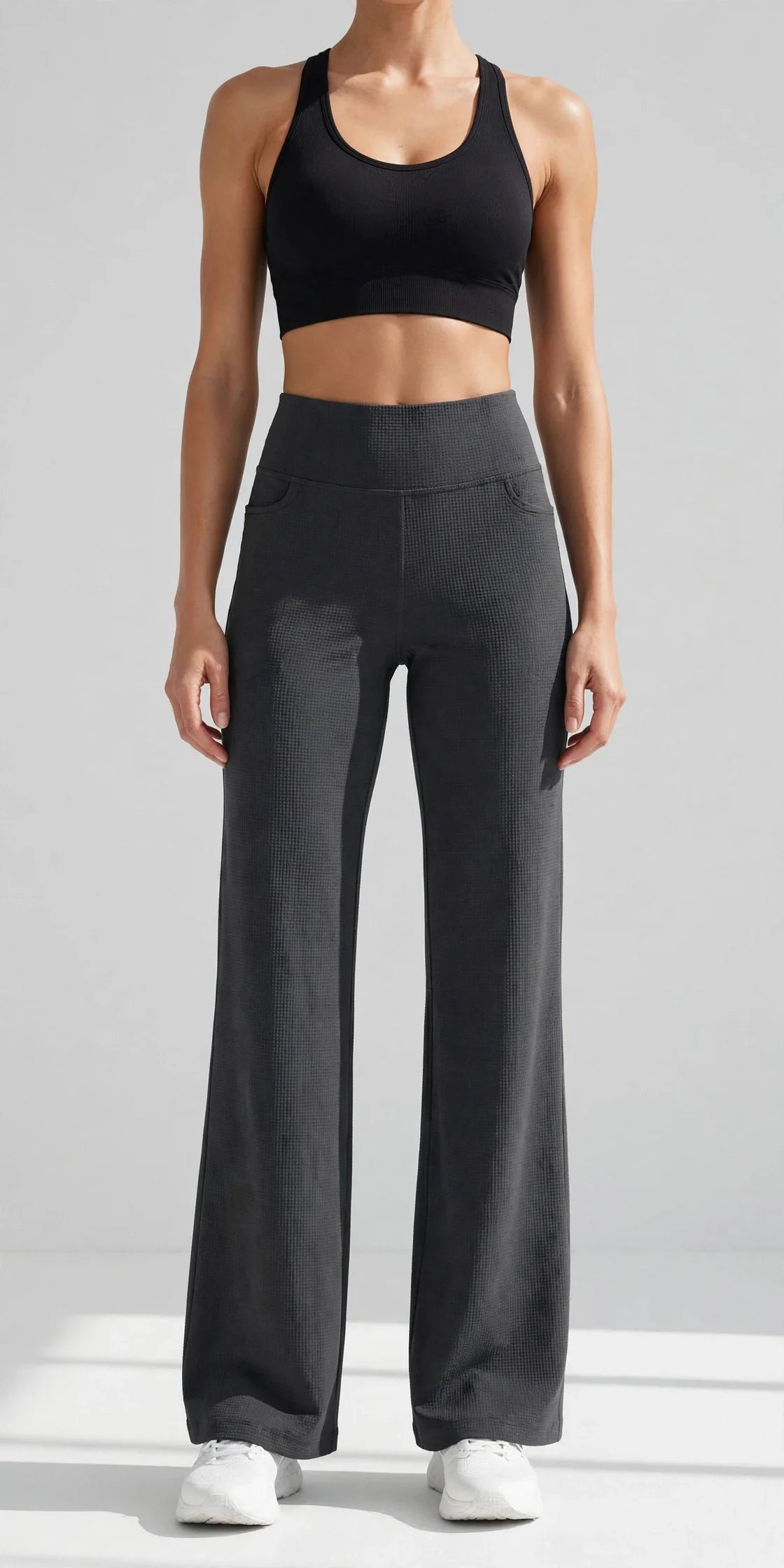 Sculptline Waffle Wide-Leg Pant - front view
