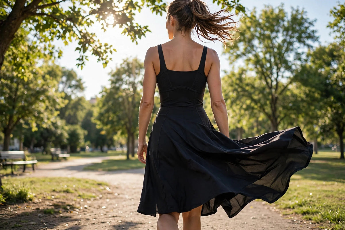Encore Built-in Bra Midi Dress