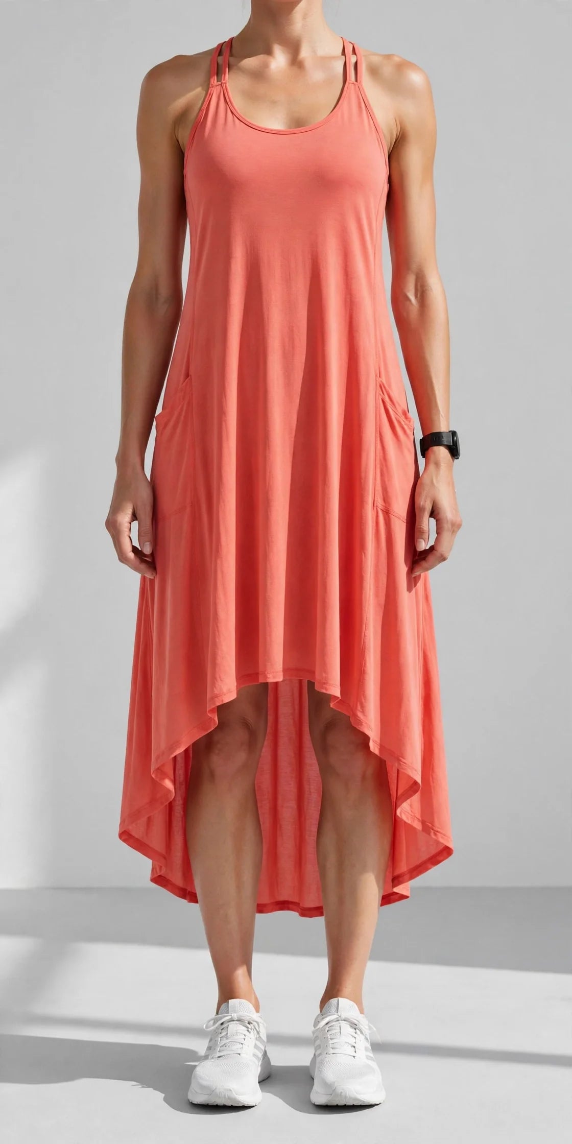 Cascade Racerback Midi Dress