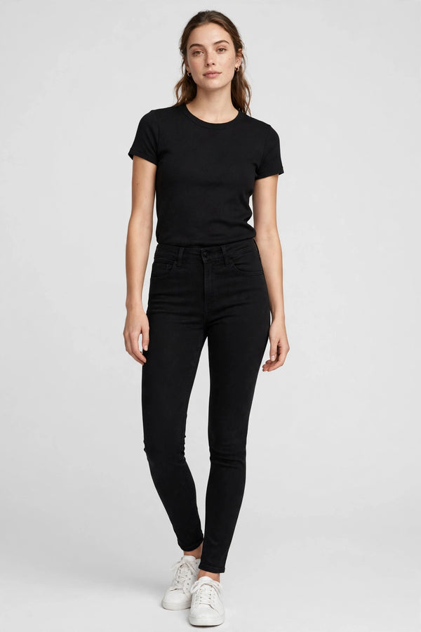 Airflex Skinny Jean - Black - front