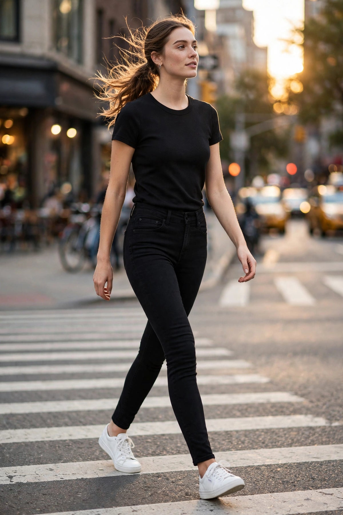 Airflex Skinny Jean - Black - lifestyle