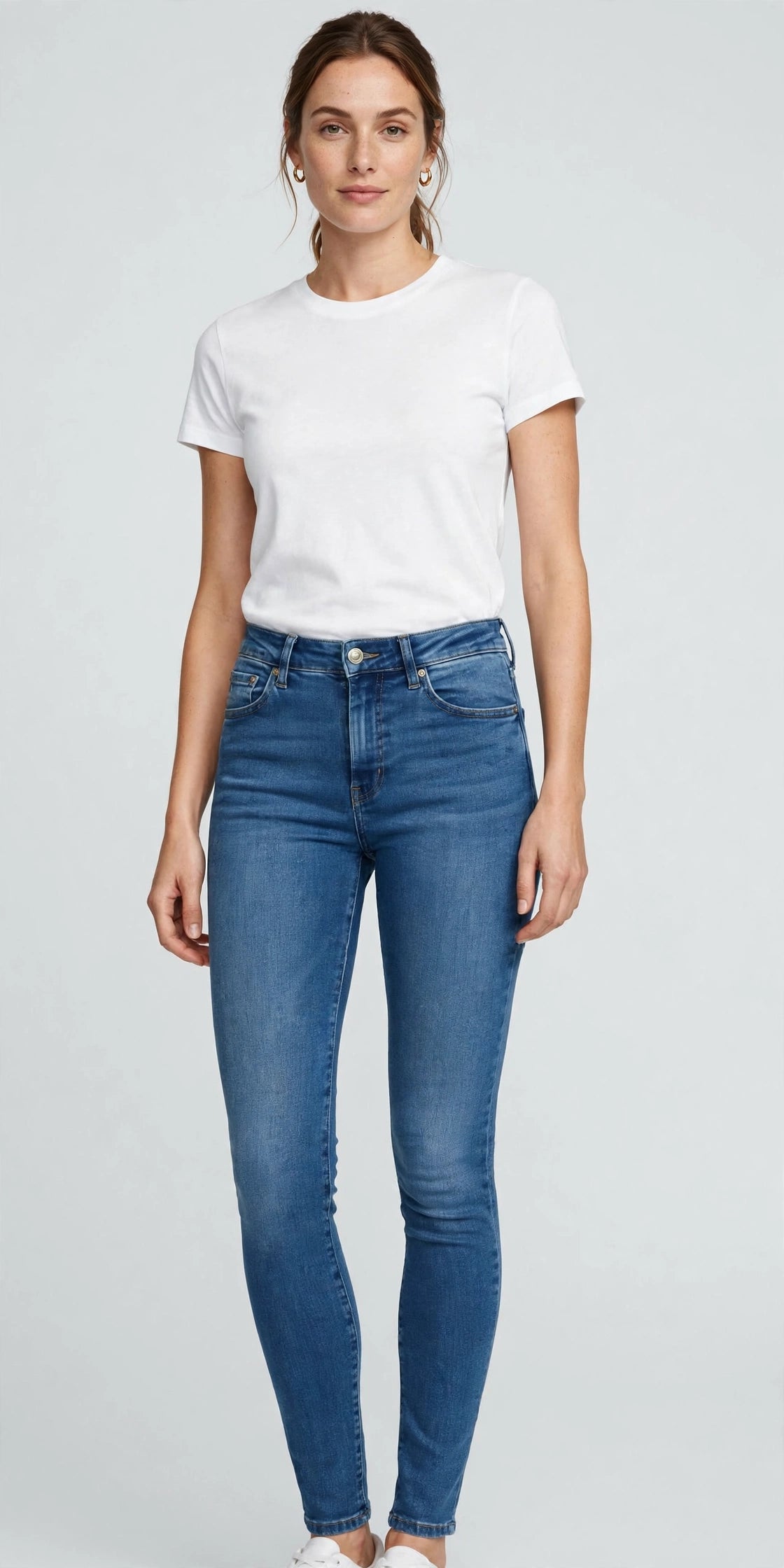 Airflex Skinny Jean - Medium Wash - front