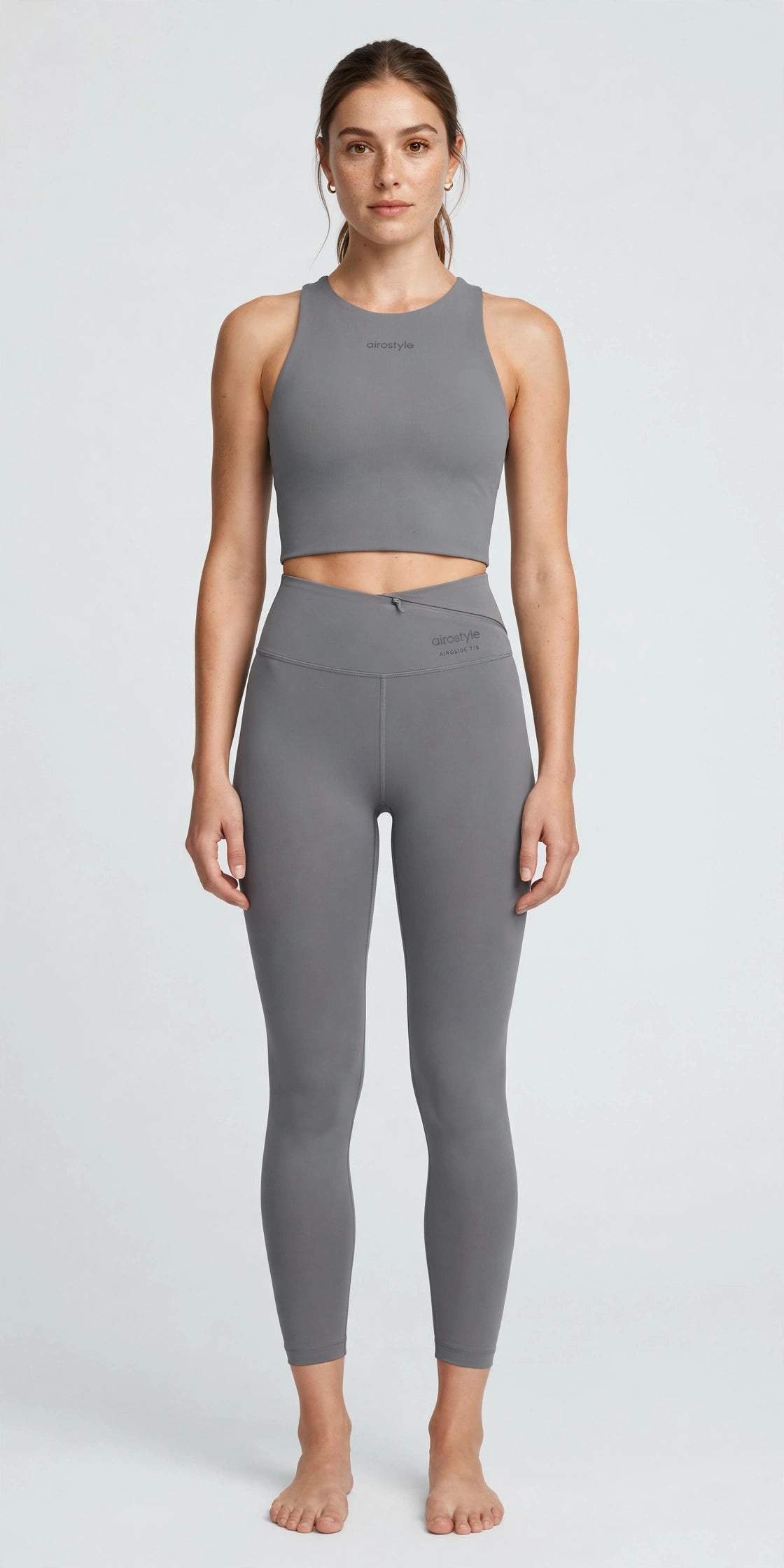 Airglide 7/8 Tight - Ash Grey - front