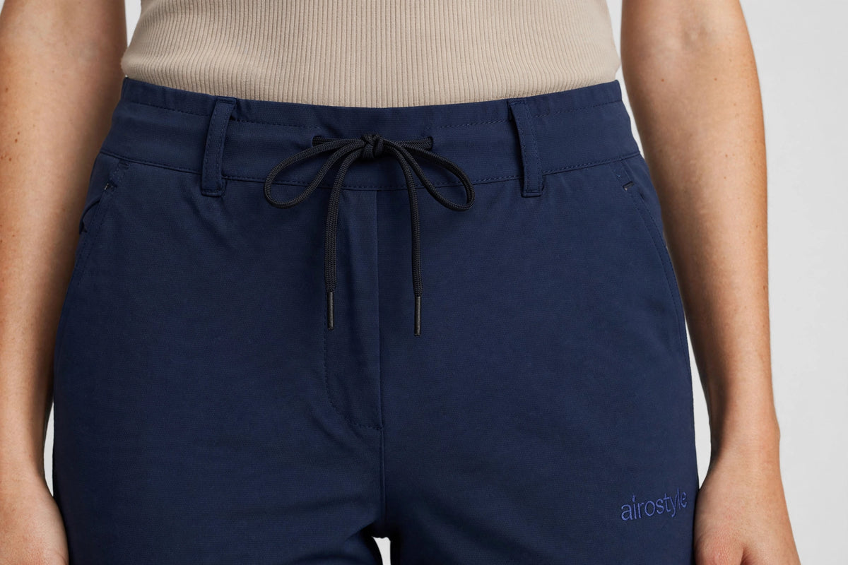 Aurora Drawstring Golf Pant - Navy - detail
