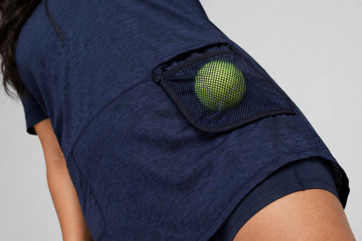 Baseline Skort Dress - Navy - detail