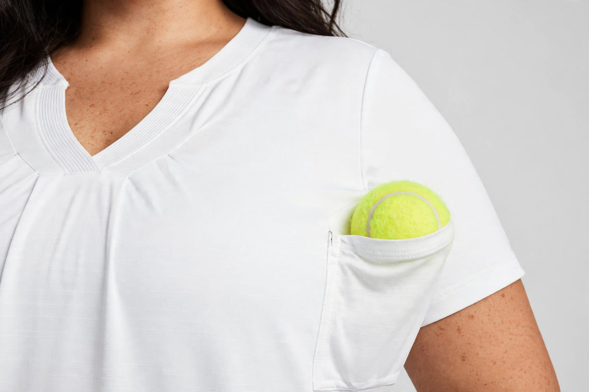 Baseline Skort Dress - White - detail