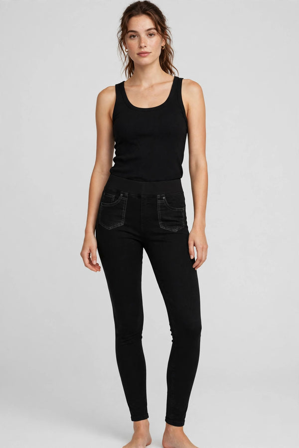 Cirrus High-Rise Jegging - Black - front