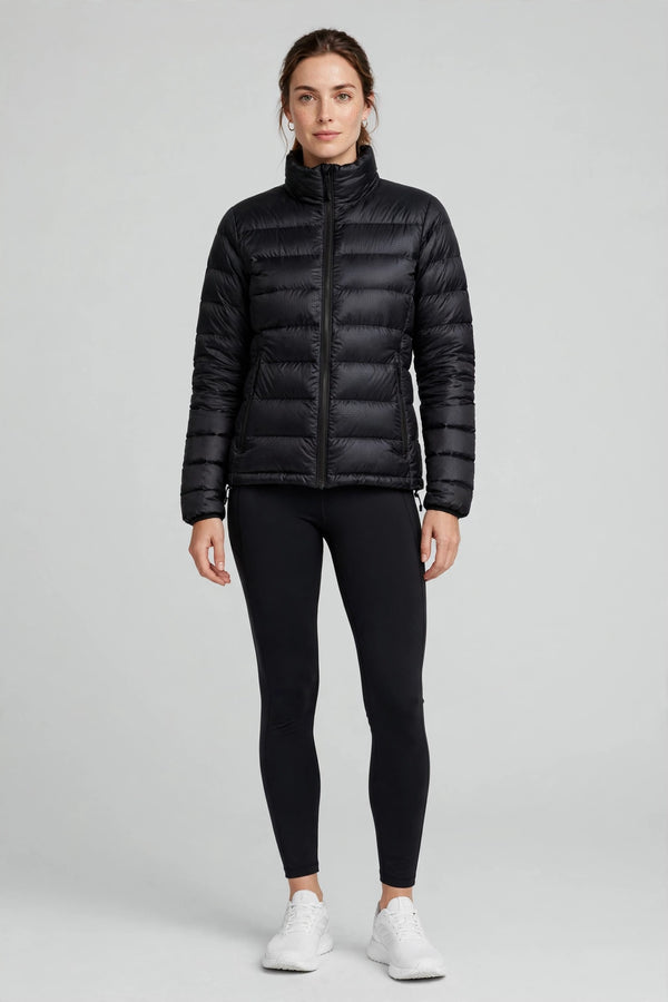Cirrus Packable Puffer Jacket - Black - front