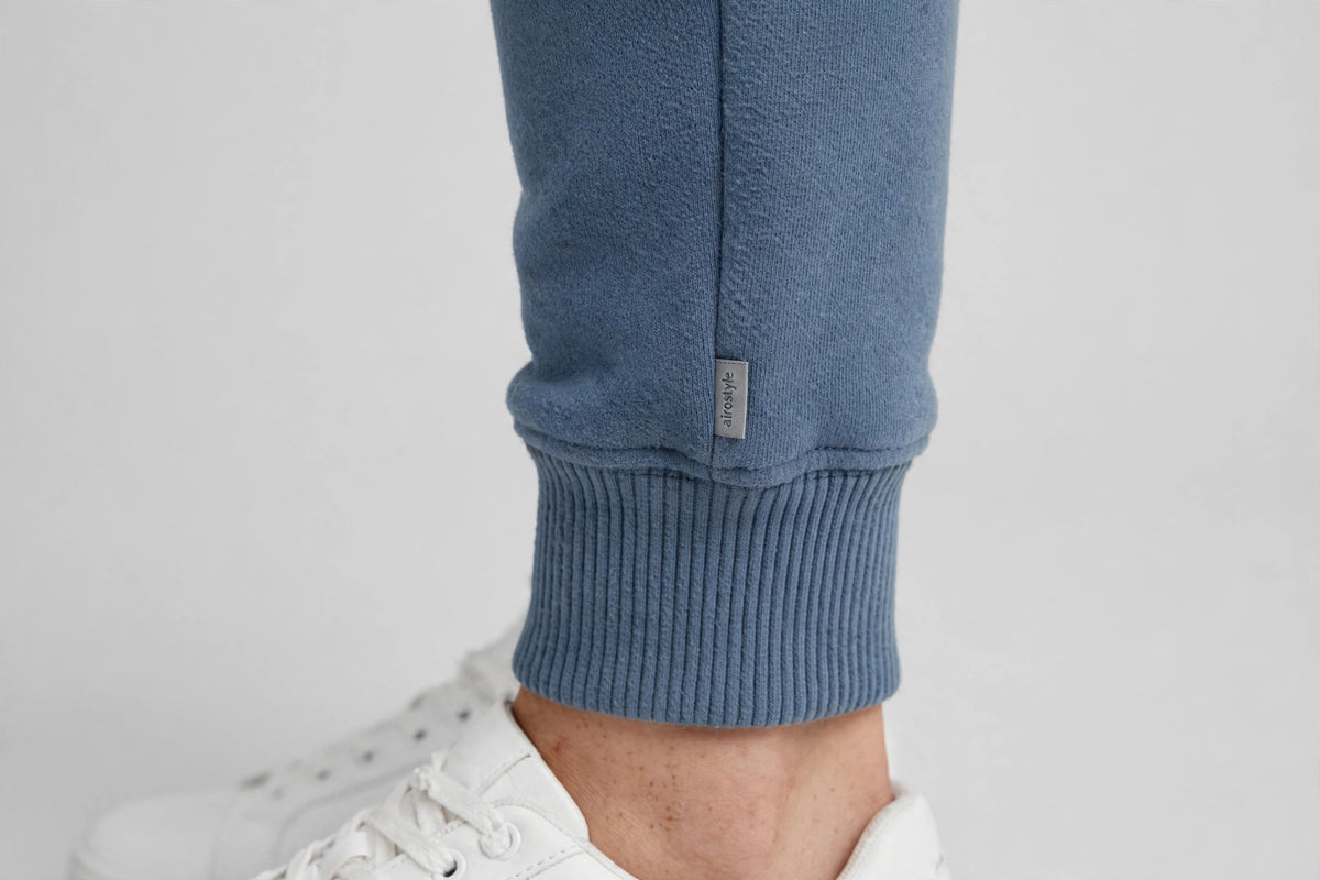 Cloudwalk Knit Jogger - Dusty Blue - detail