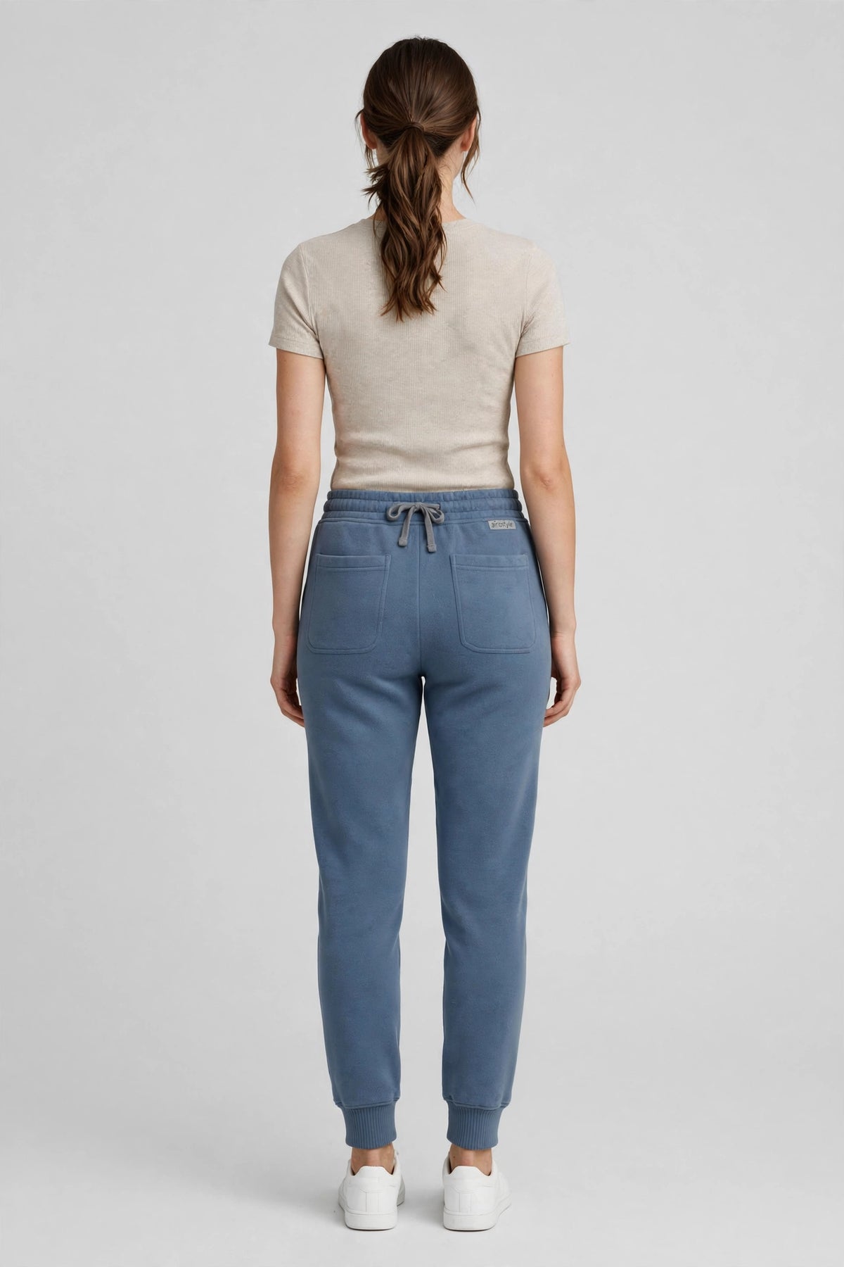 Cloudwalk Knit Jogger - Dusty Blue - back