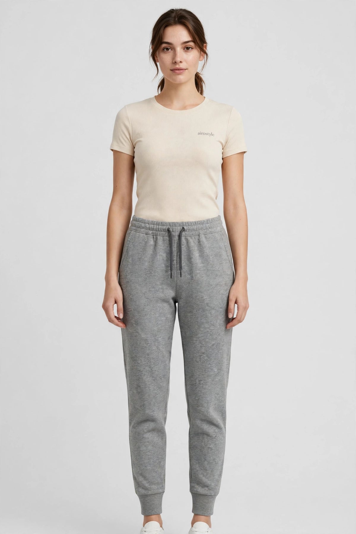 Cloudwalk Knit Jogger - Heather Grey - front
