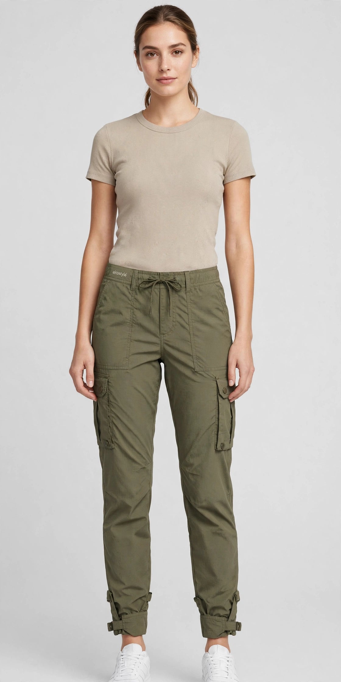 Drift Cargo Jogger - Olive - front
