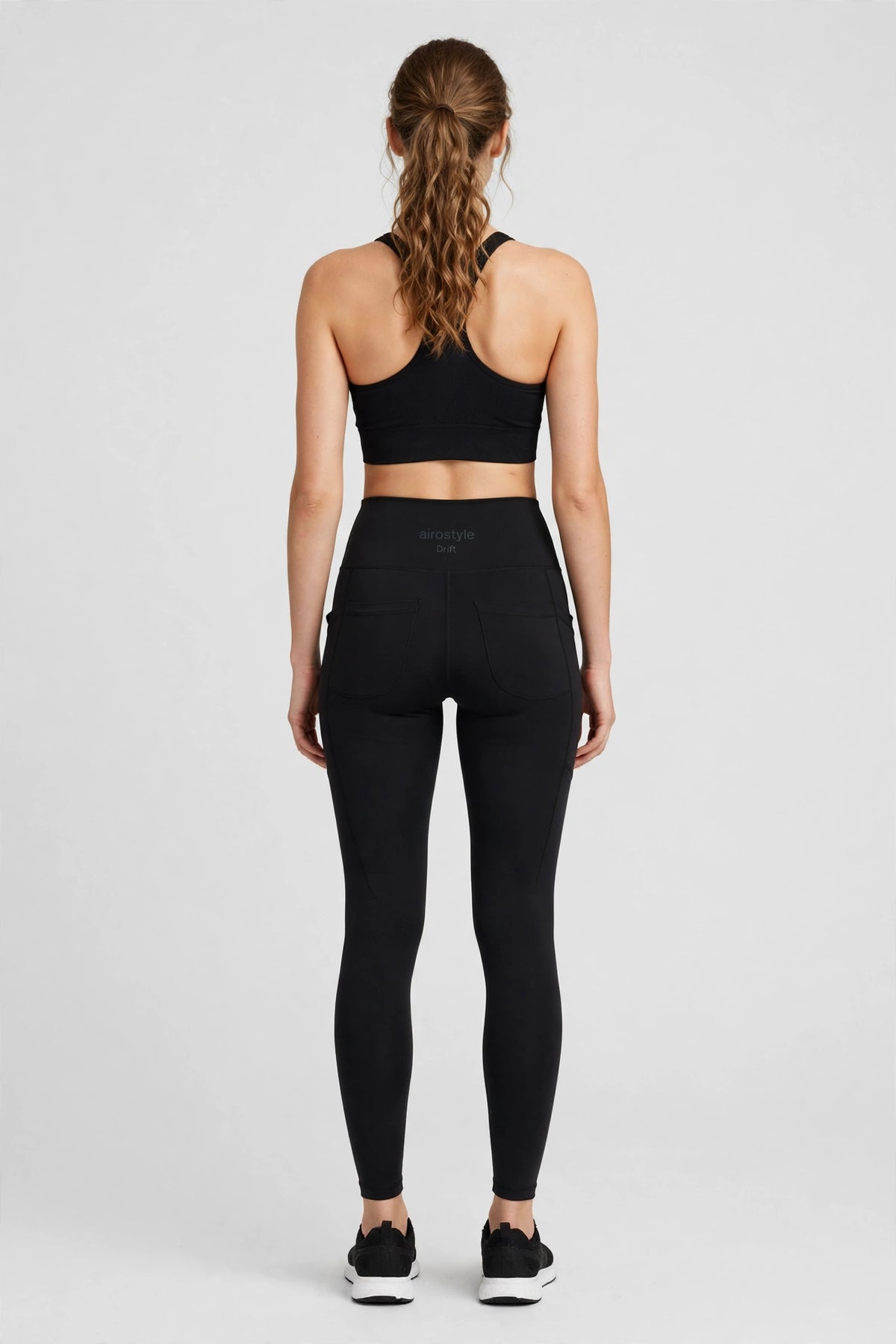 Drift Yoga Pocket Legging - Black - back