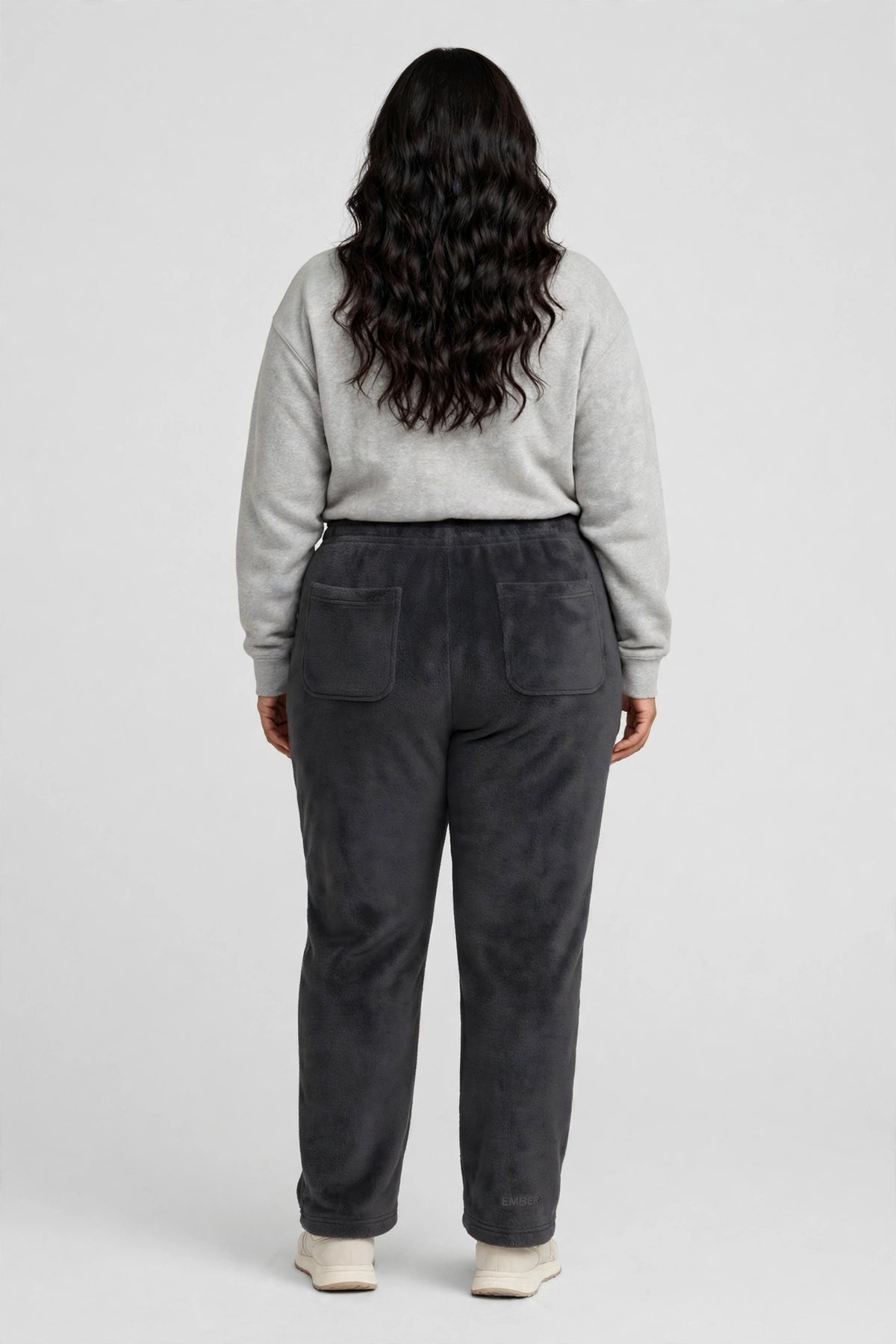 Ember Fleece Sweatpant - Charcoal - back