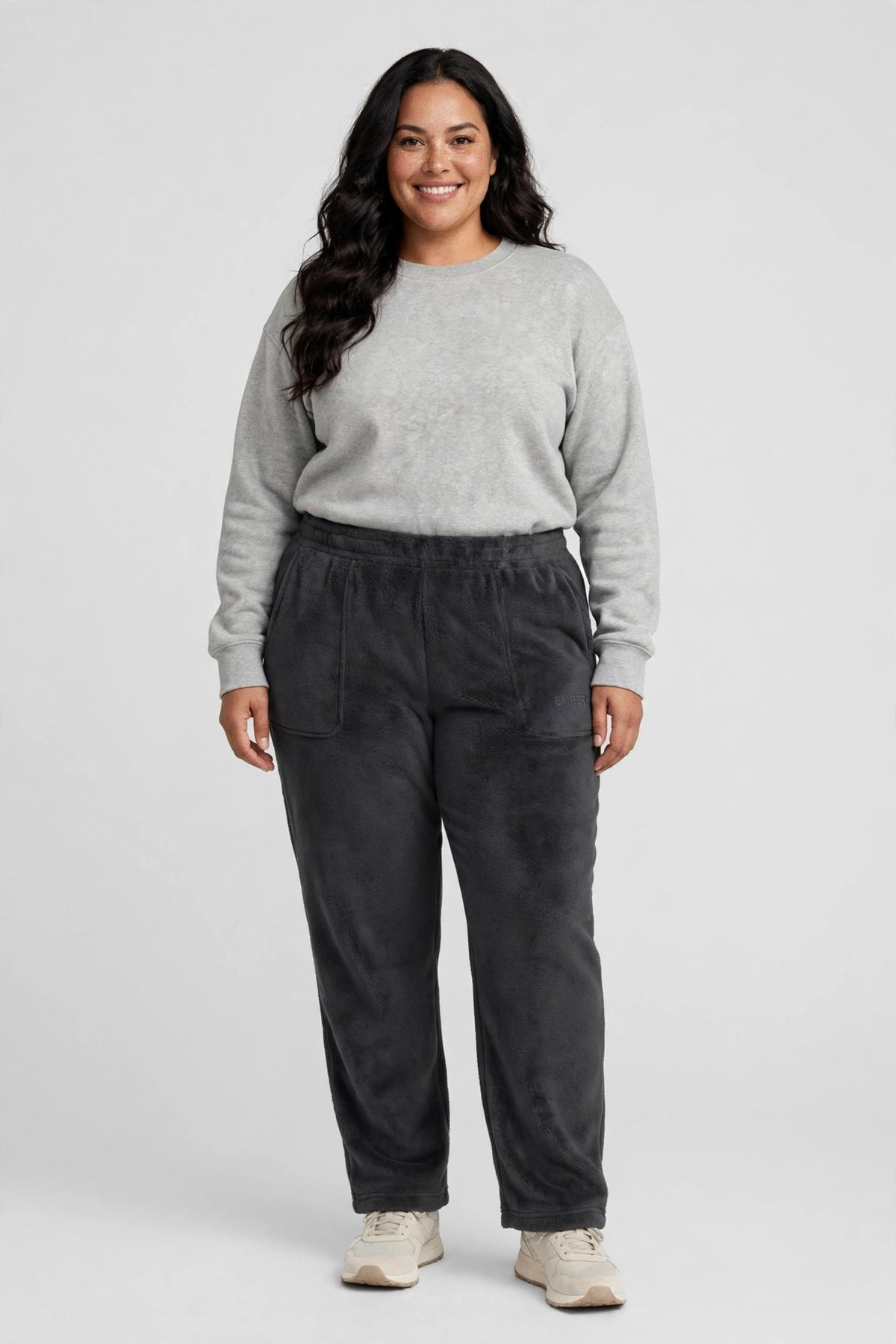 Ember Fleece Sweatpant - Charcoal - front
