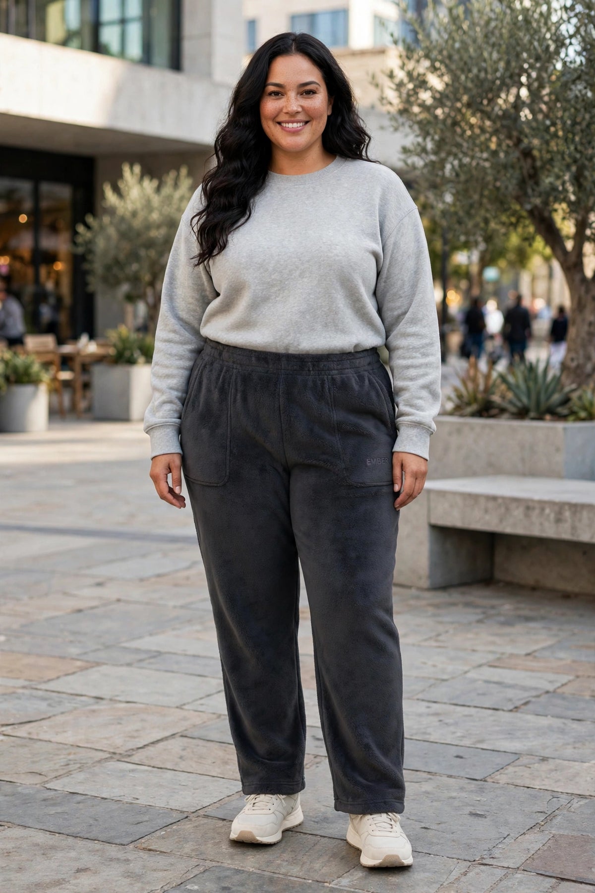 Ember Fleece Sweatpant - Charcoal - lifestyle