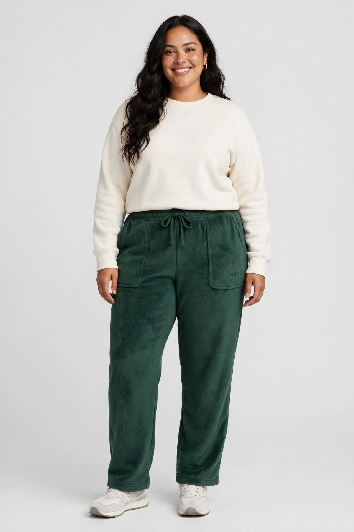 Ember Fleece Sweatpant - Forest - front