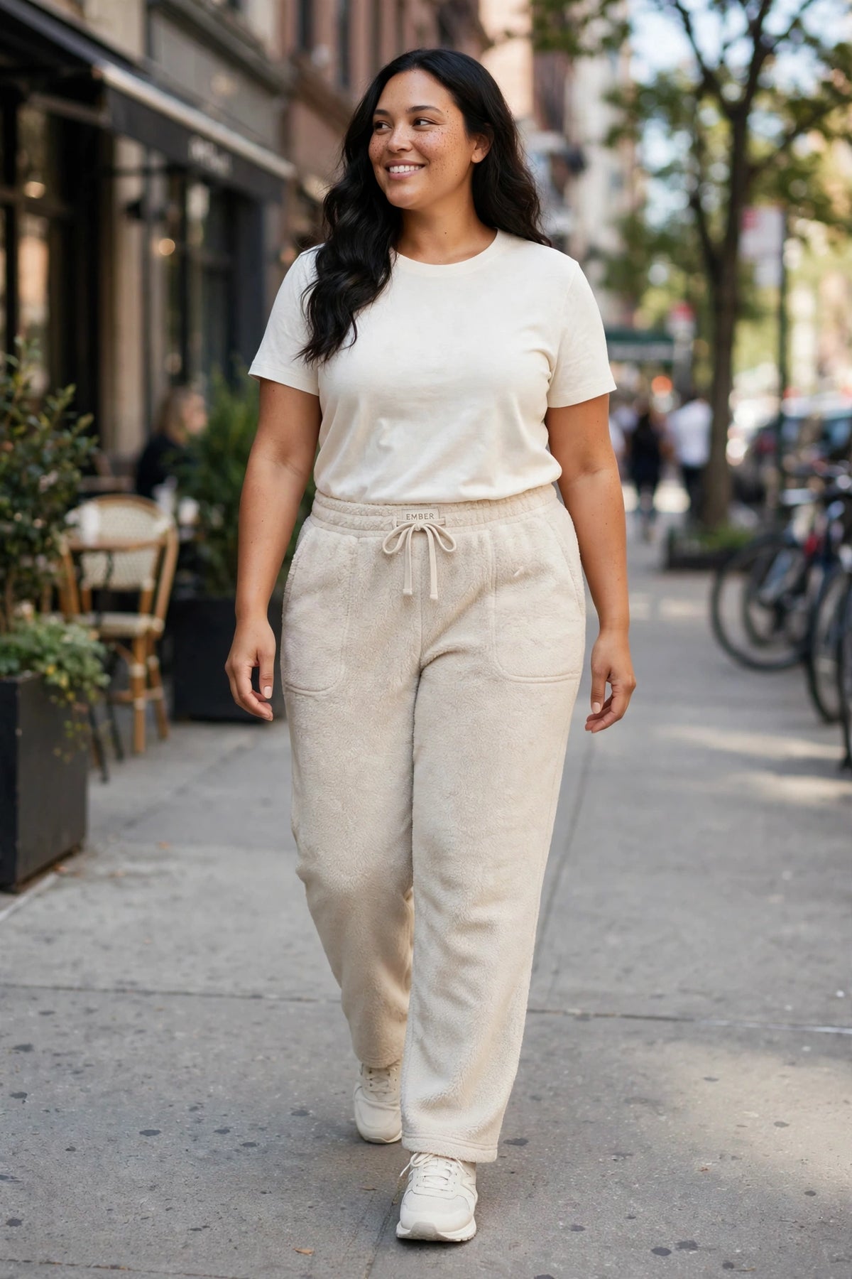 Ember Fleece Sweatpant - Oatmeal - lifestyle