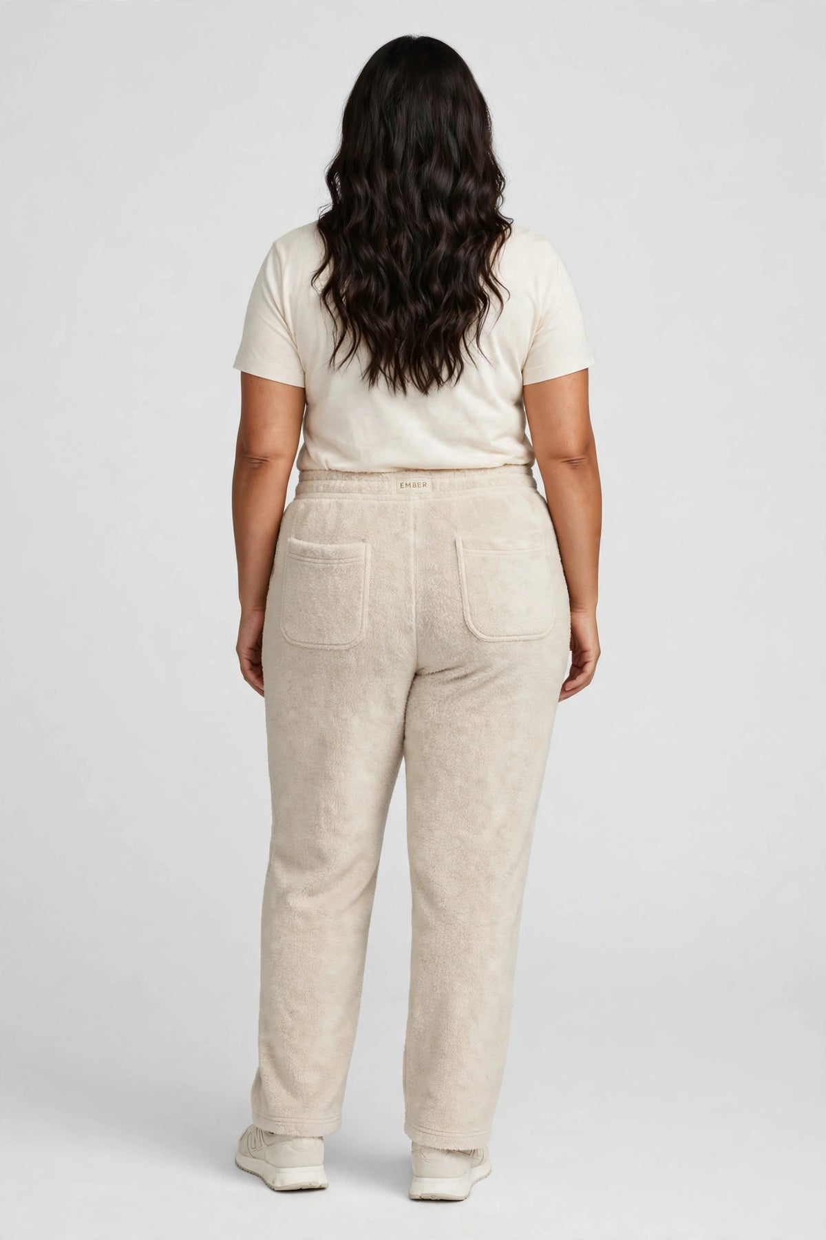 Ember Fleece Sweatpant - Oatmeal - back