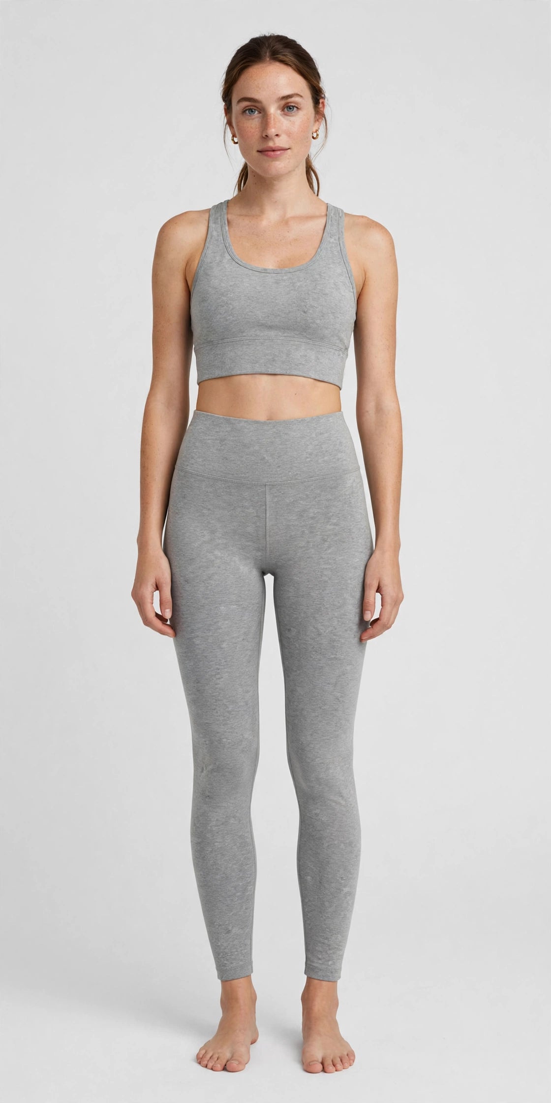 Halcyon Everyday Legging - Heather Grey - front