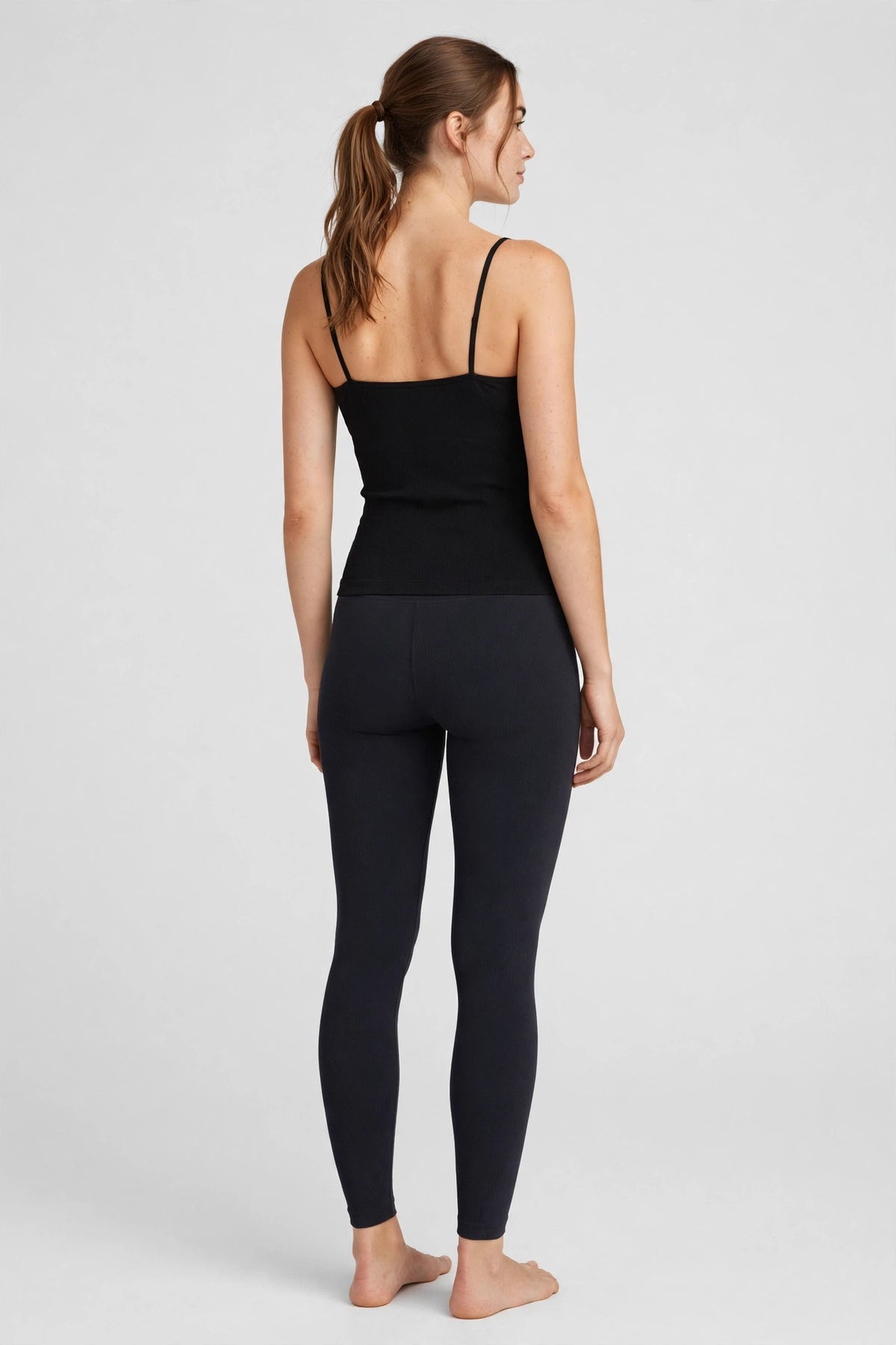 Harbor Padded Cami - Black - back