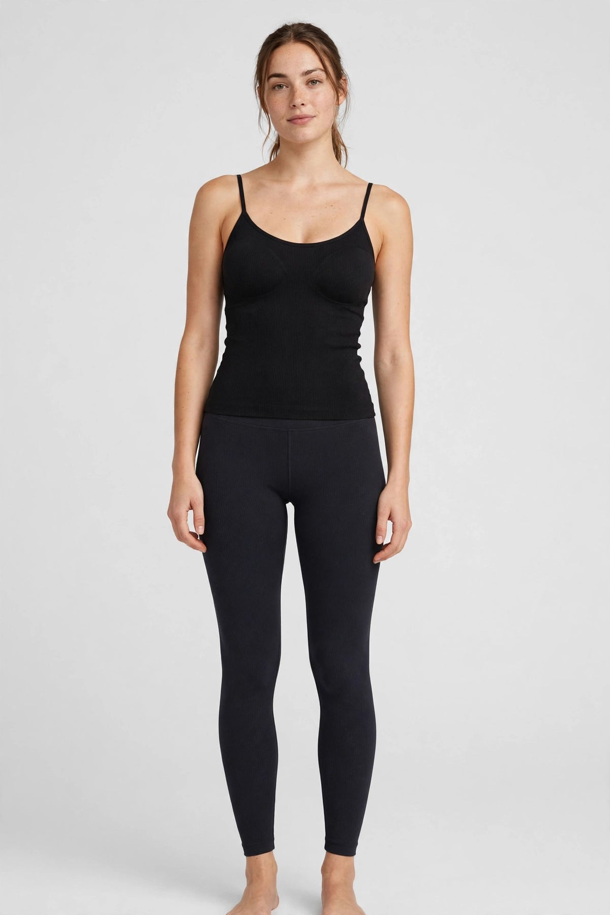 Harbor Padded Cami - Black - front