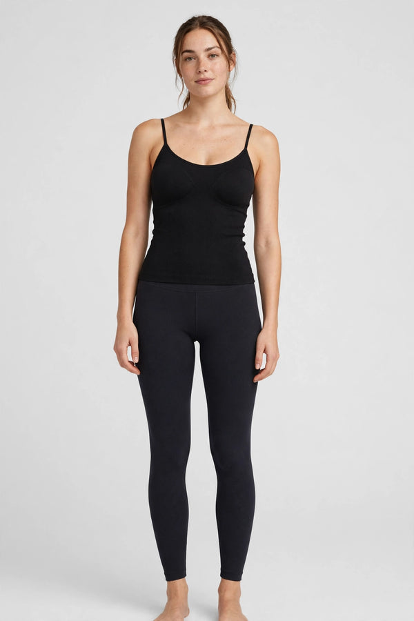 Harbor Padded Cami - Black - front