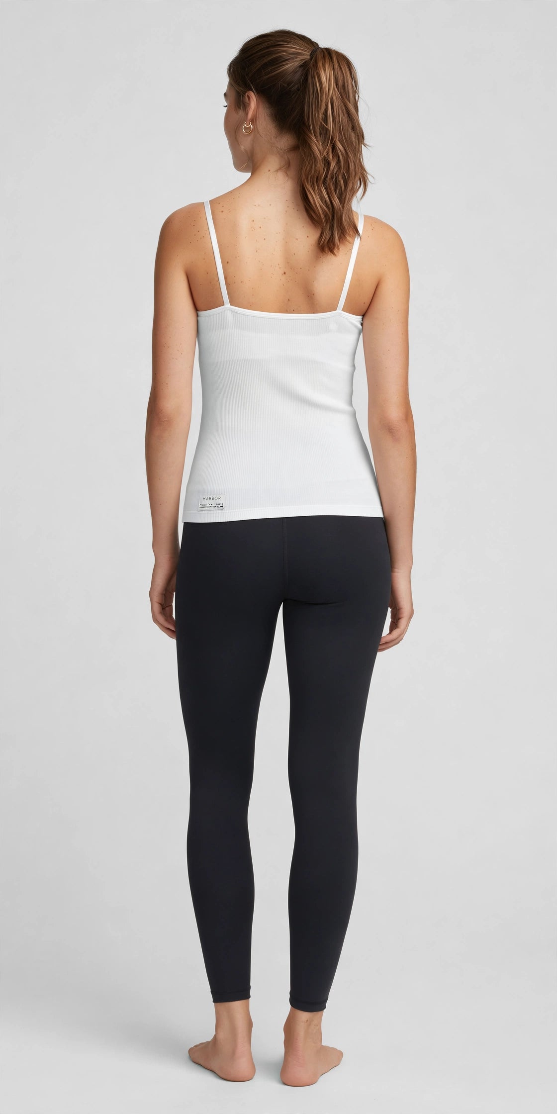 Harbor Padded Cami - White - back