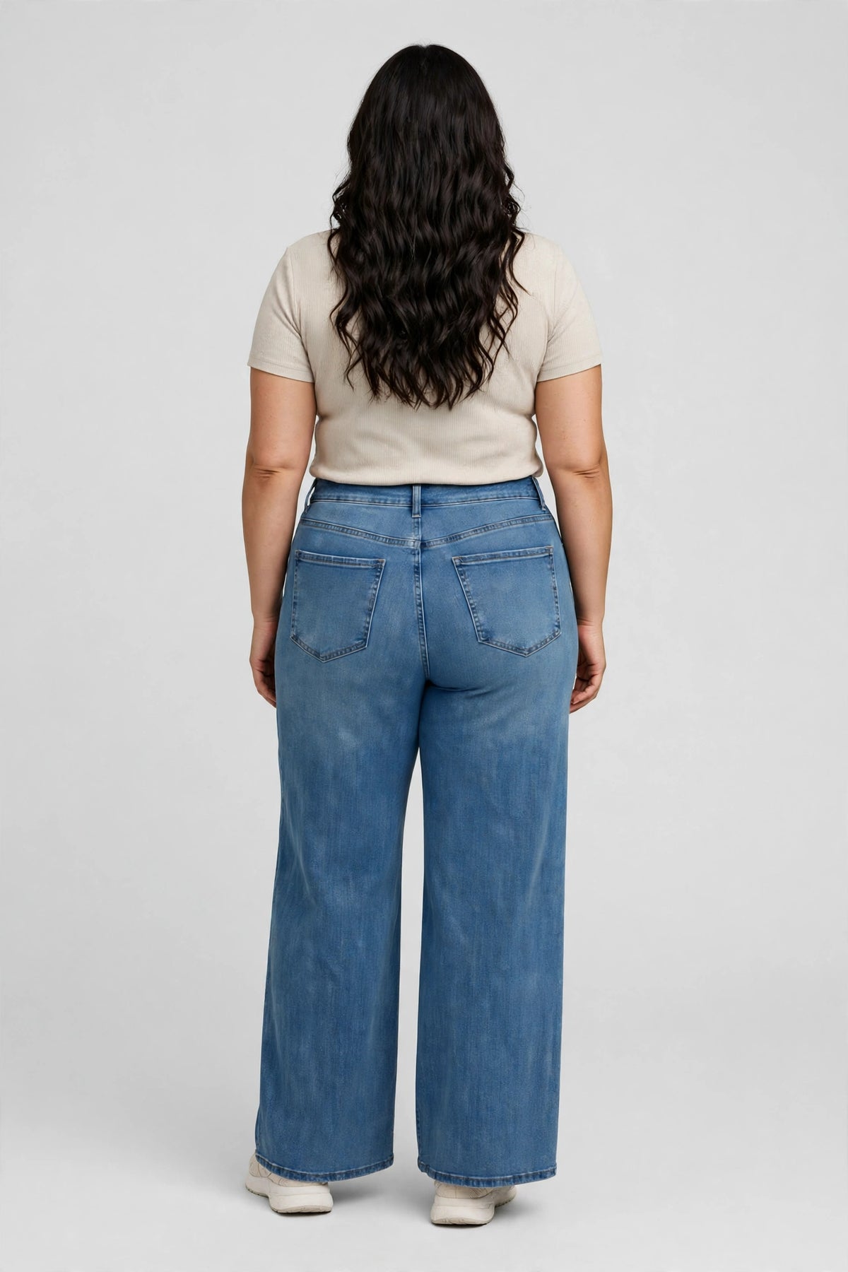 Harbor Wide-Leg Jean - Medium Wash - back