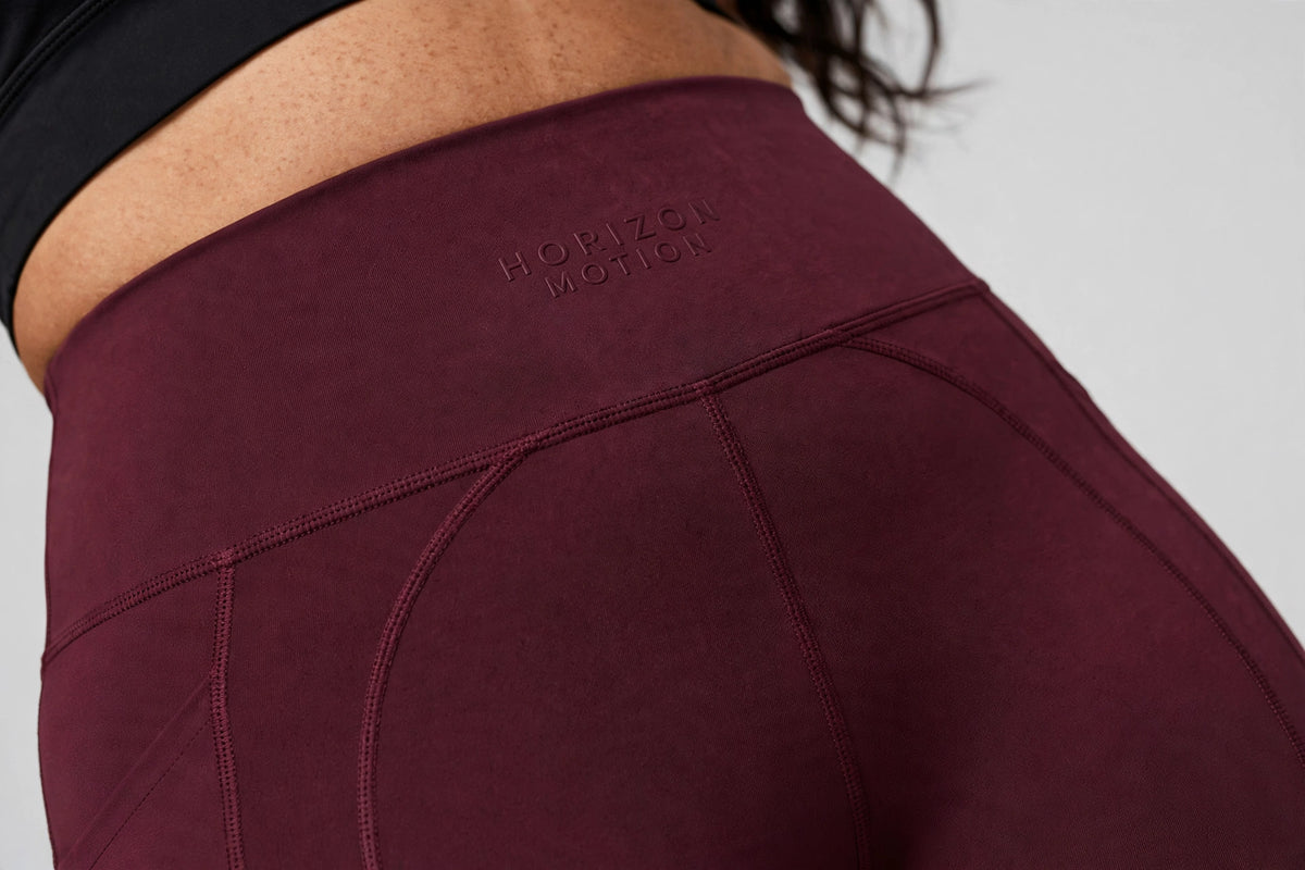 Horizon Motion Flare Legging - Wine - detail