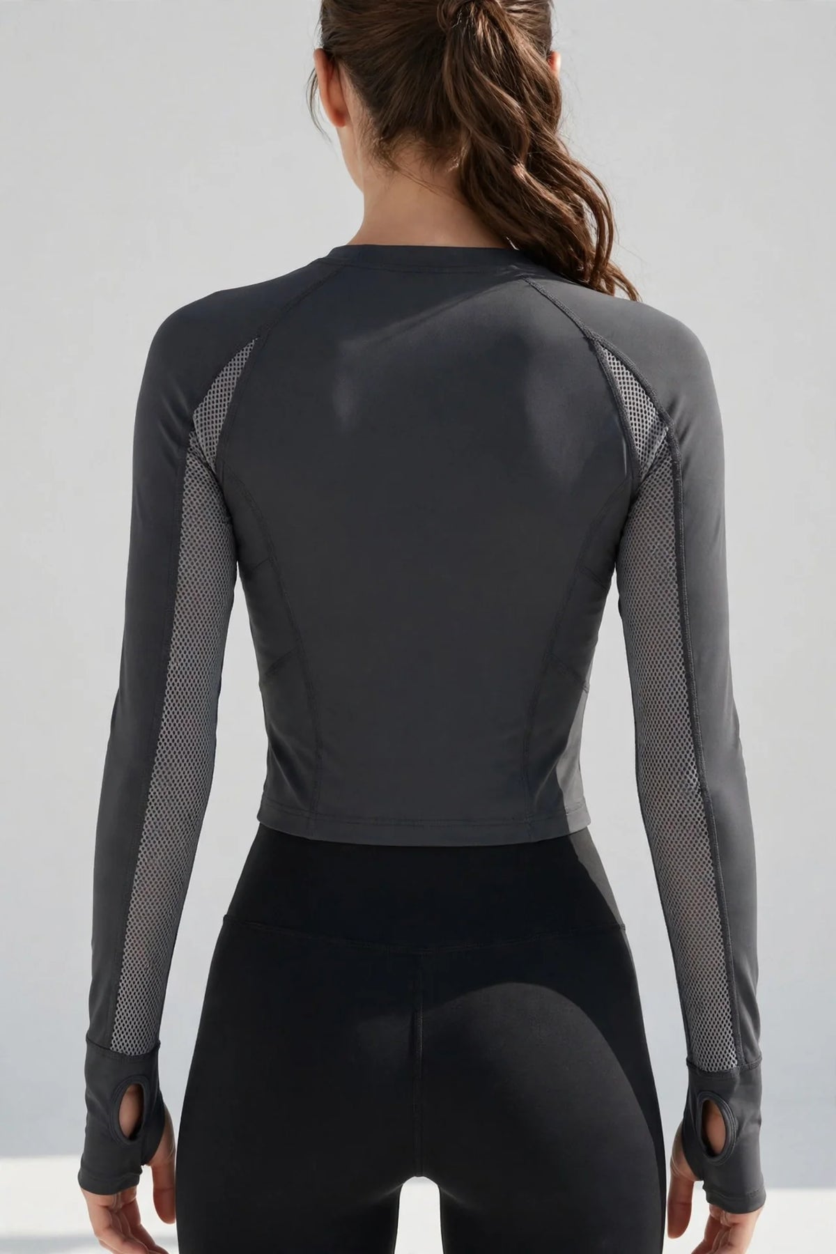 Airflow Mesh Thumbhole Top