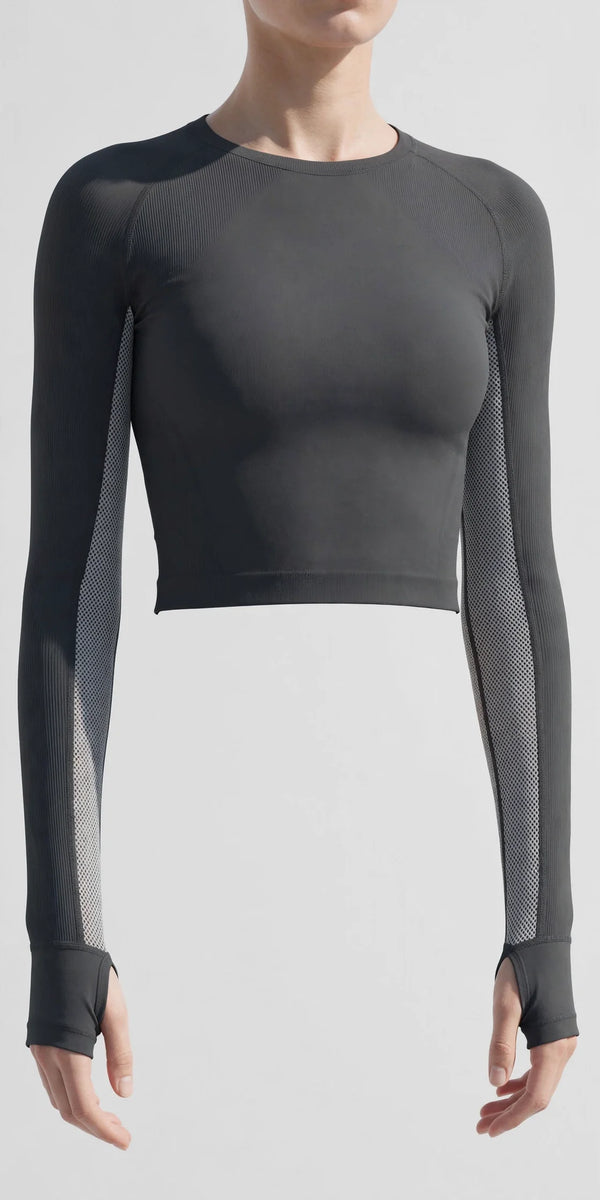 Airflow Mesh Thumbhole Top