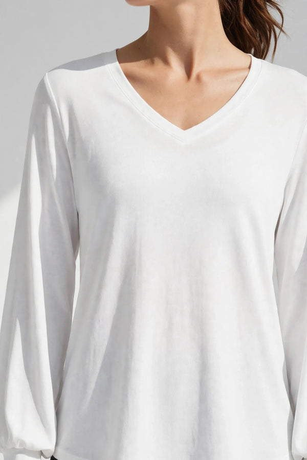 Classic V-Neck Long Sleeve
