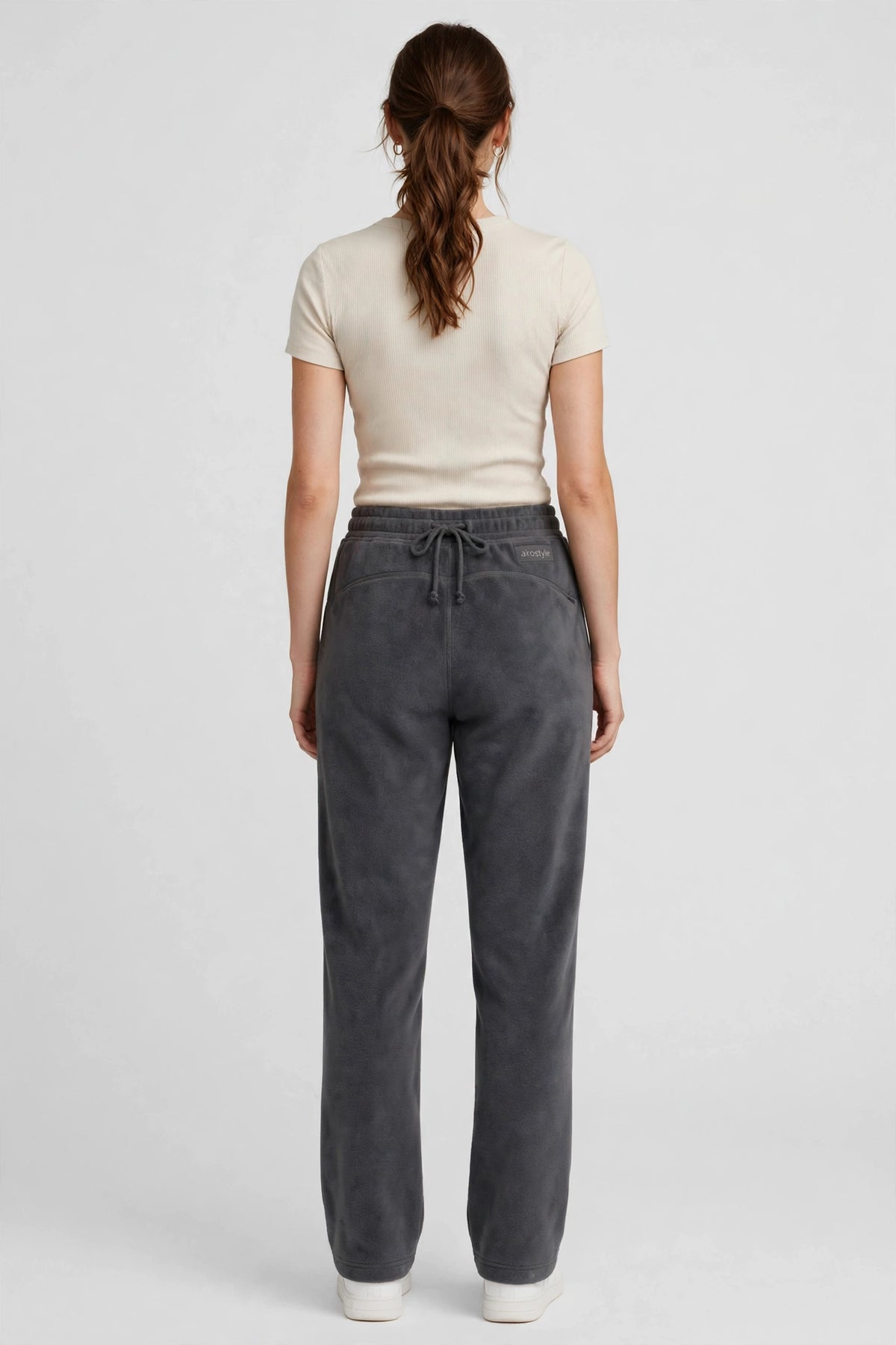 Nimbus Fleece Sweatpant - Charcoal - back