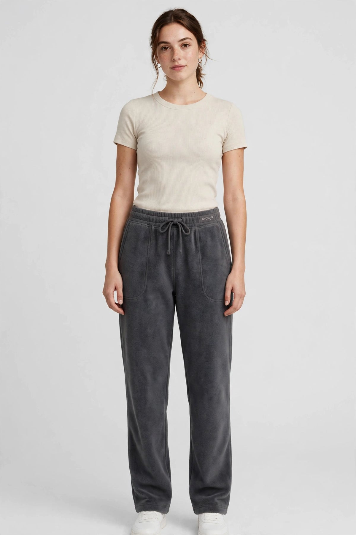 Nimbus Fleece Sweatpant - Charcoal - front