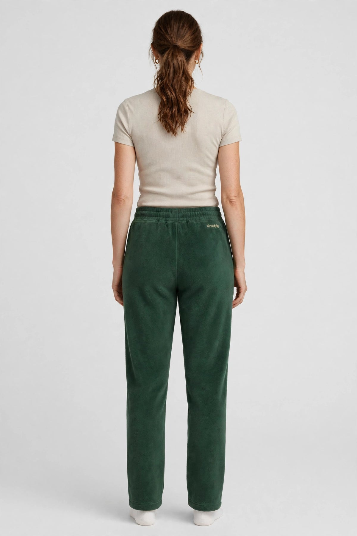 Nimbus Fleece Sweatpant - Forest - back