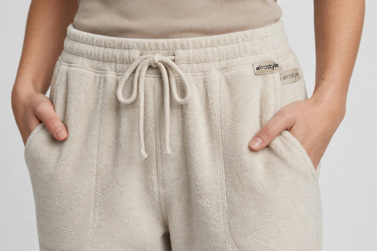 Nimbus Fleece Sweatpant - Oatmeal - detail