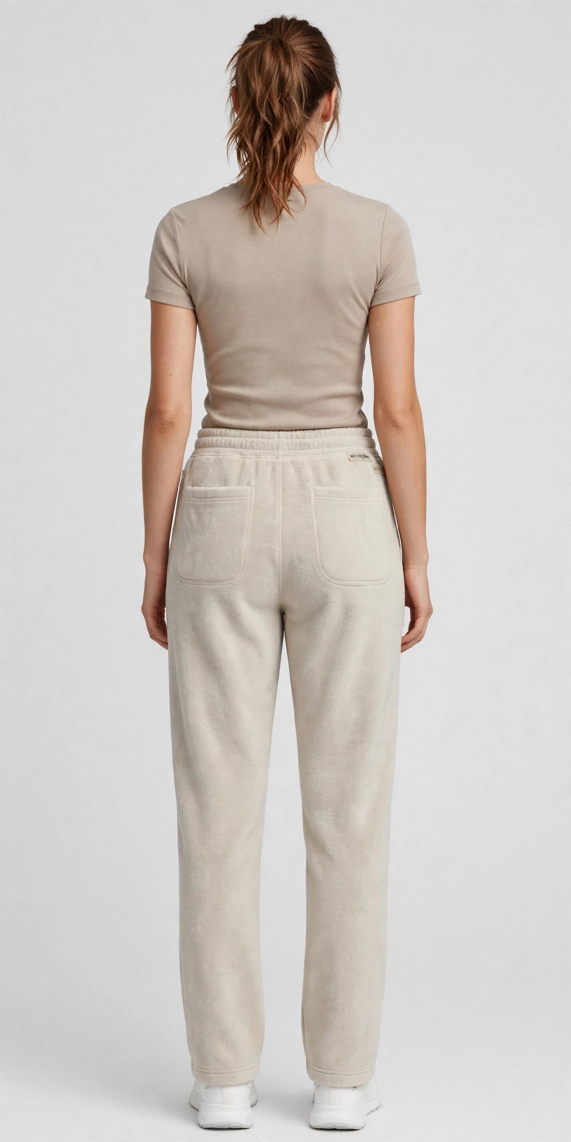 Nimbus Fleece Sweatpant - Oatmeal - back
