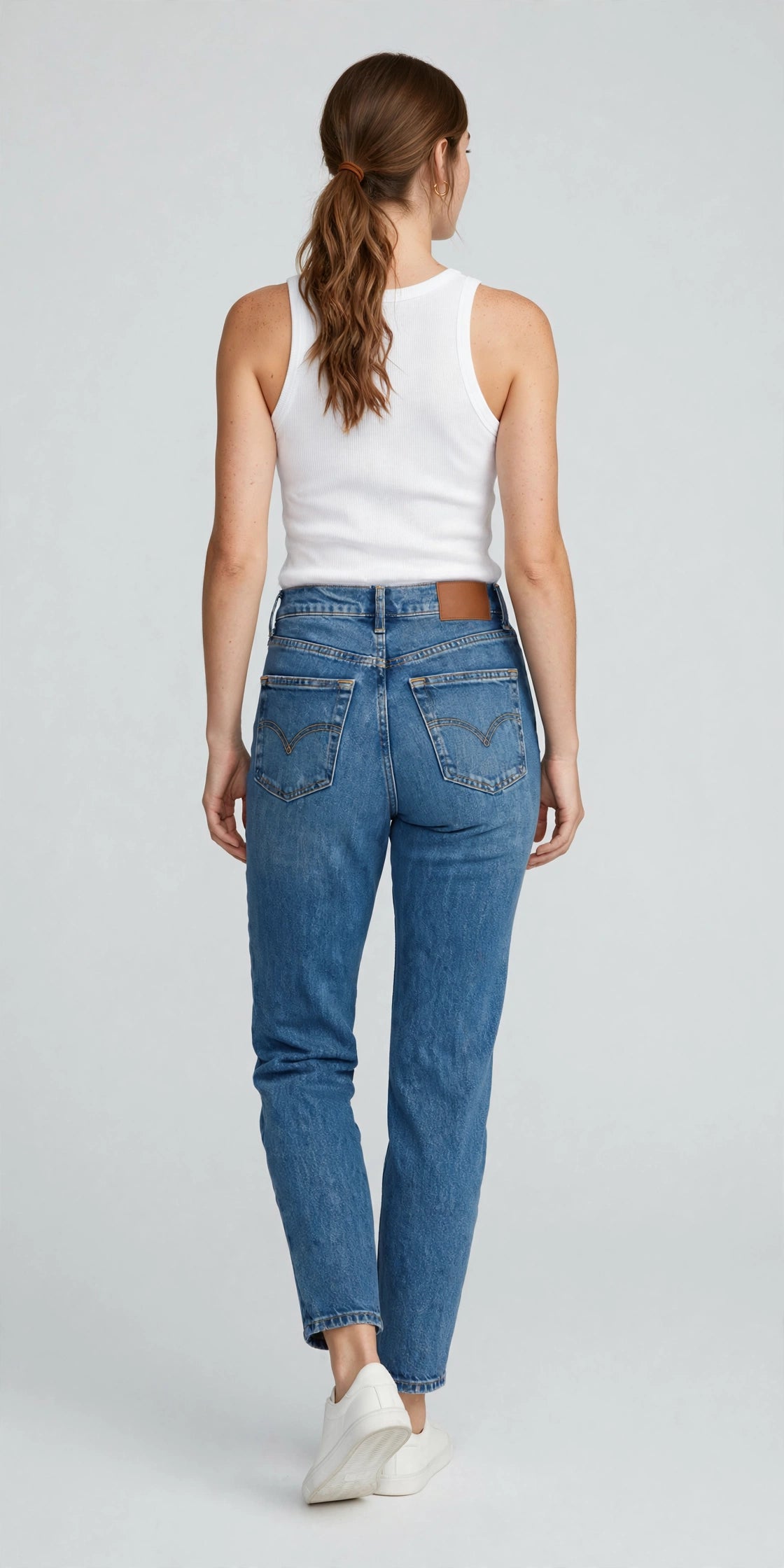 Nimbus Mom Jean - Medium Wash - back