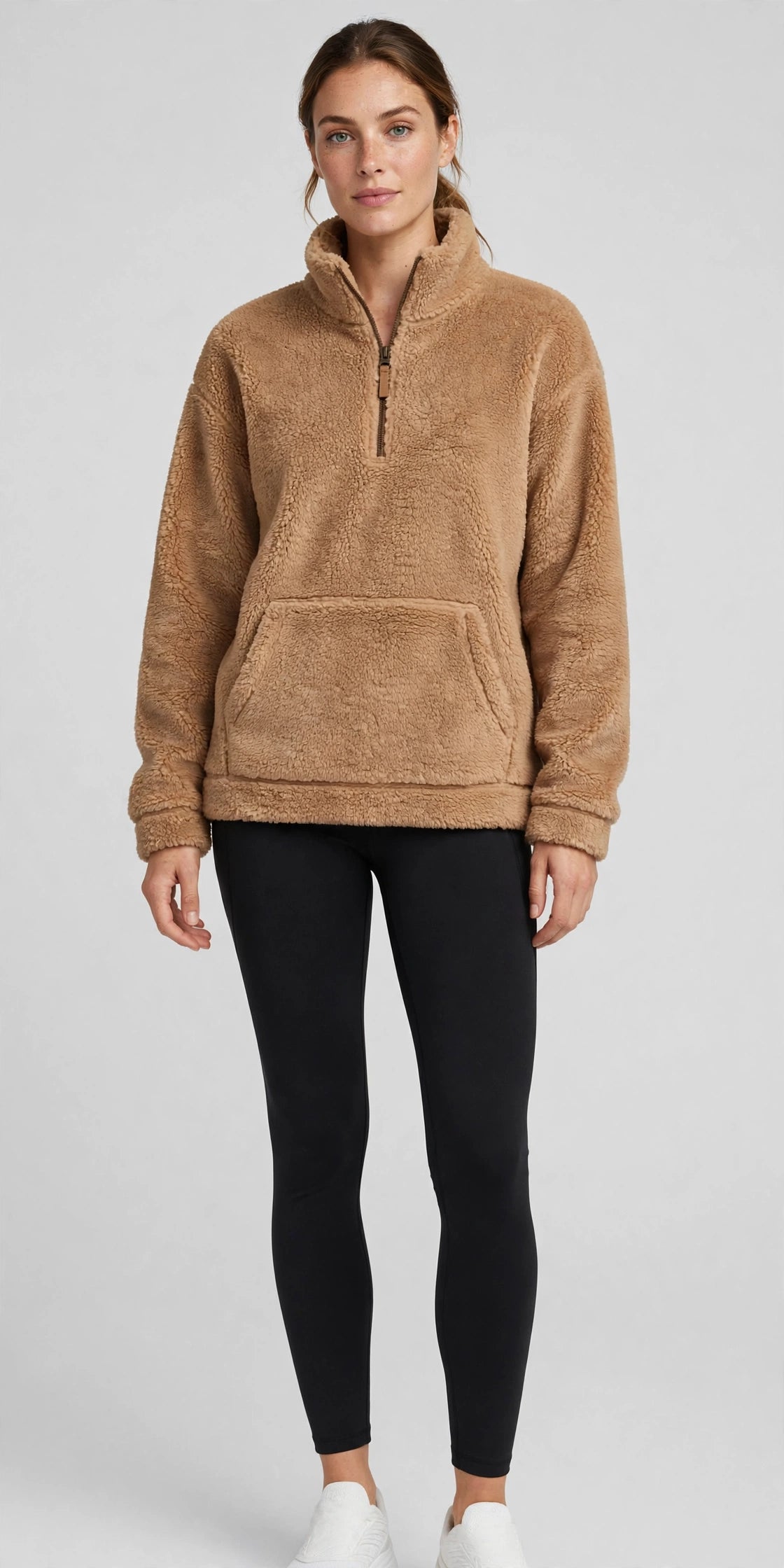 Nimbus Sherpa Quarter-Zip - Camel - front