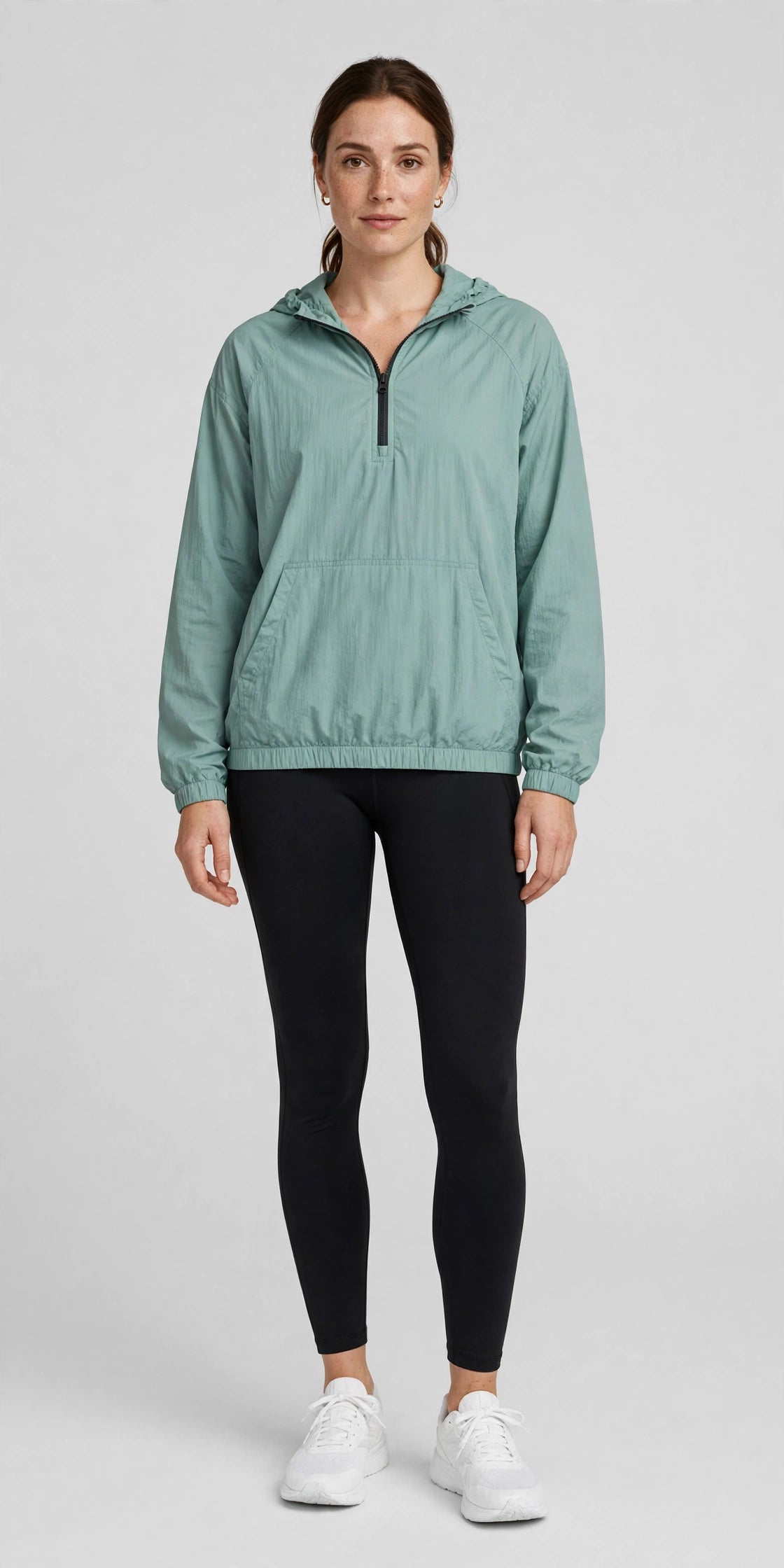 Tidal Anorak Pullover - Seafoam - front