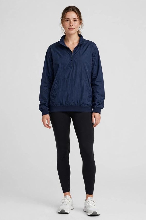 Tidal Anorak Pullover - Navy - front