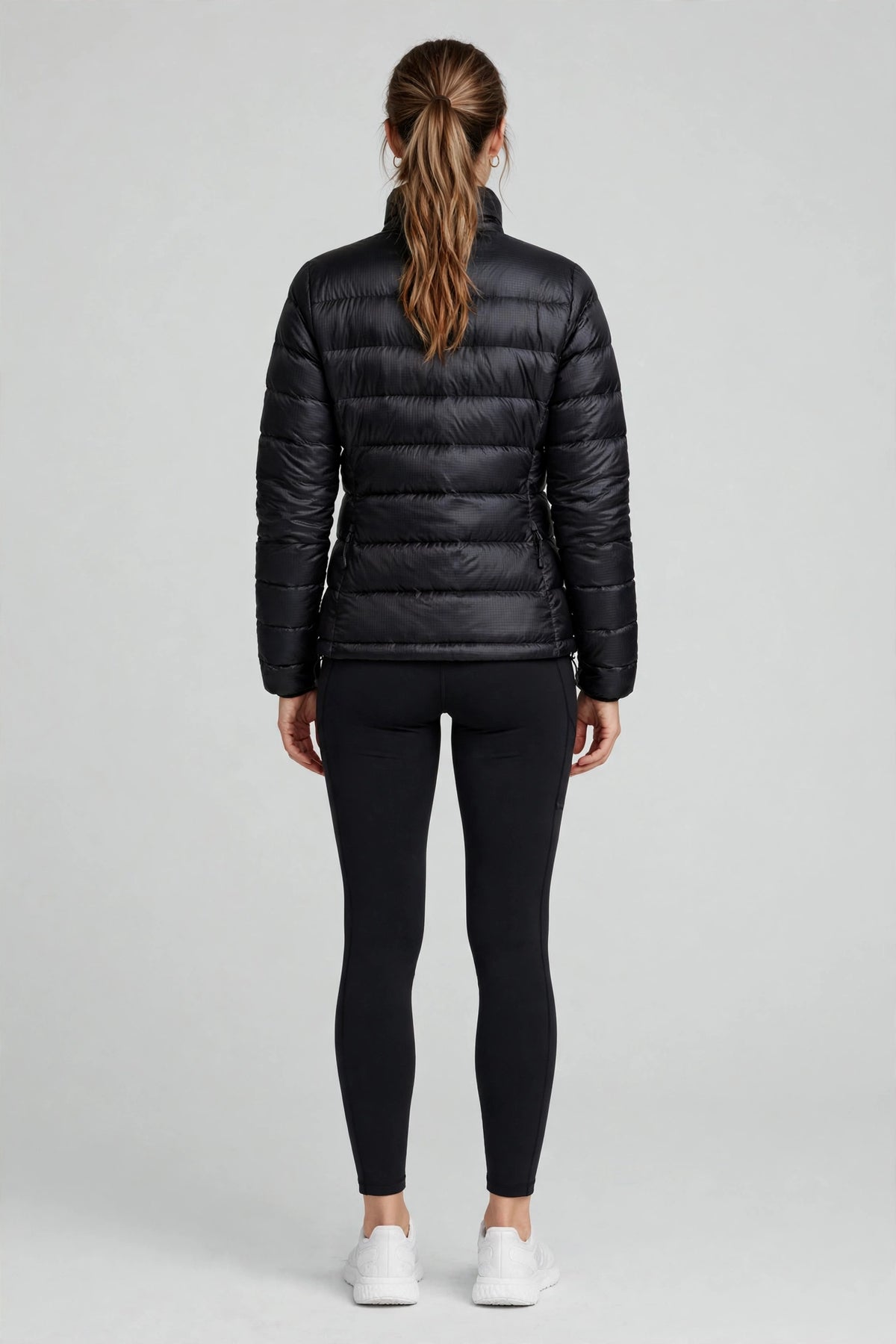 Cirrus Packable Puffer Jacket - Black - back