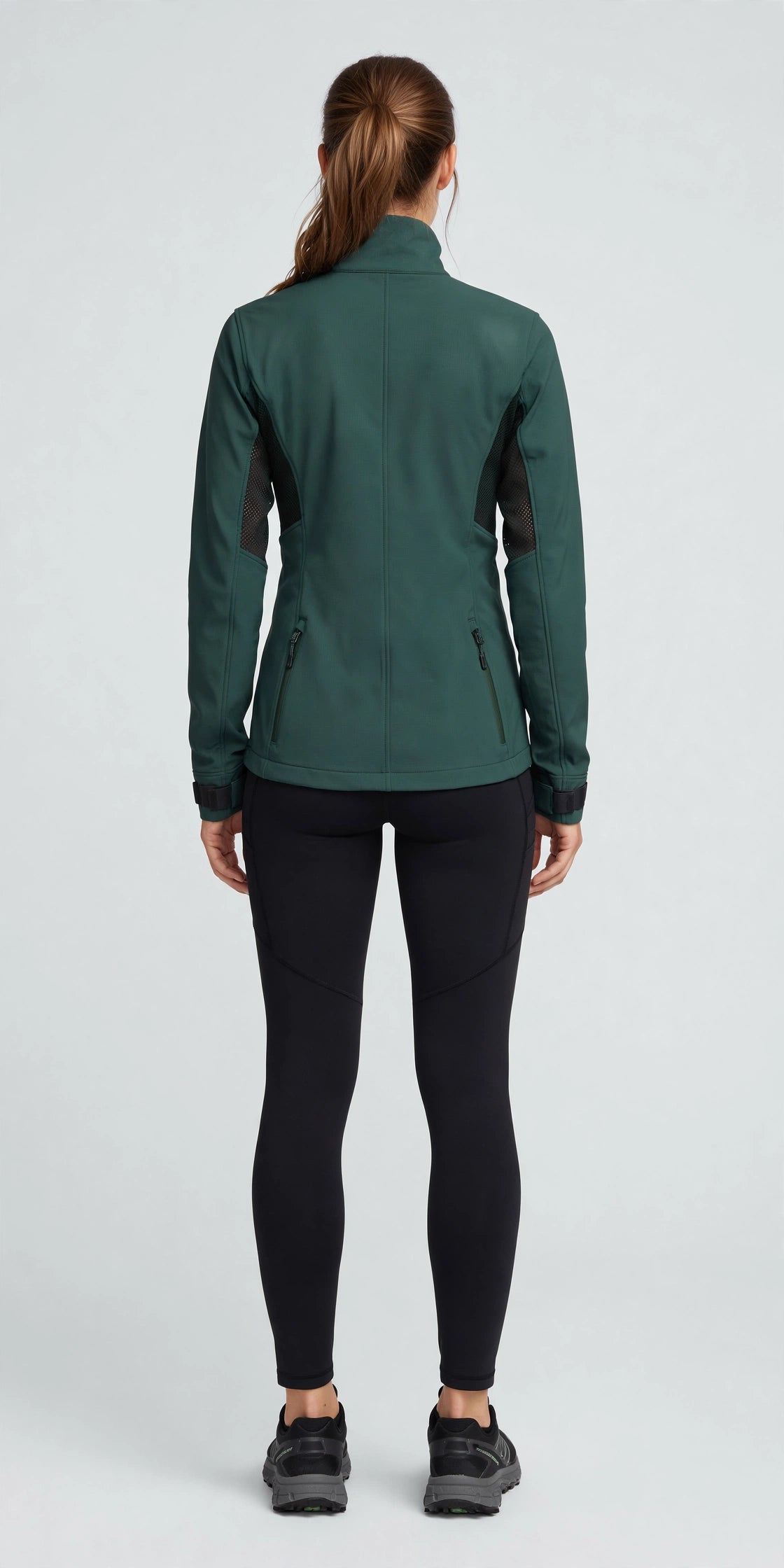 Drift Softshell Trail Jacket - Forest - back